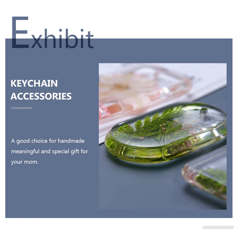 

12pcs Resin Charm Silicone Epoxy Keychain Molds Diy Crafts Making Tool Flexible Reusable Pendant Mold For Backpacks Handbags
