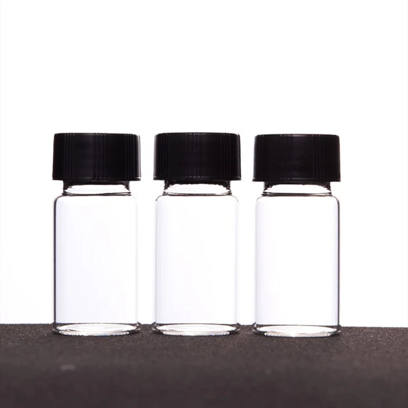 

Sample bottle with threaded port 24-400, No writing label, Cover and gasket, 20mL 40mL, Transparent/Brown, 100 pieces/pack, V31