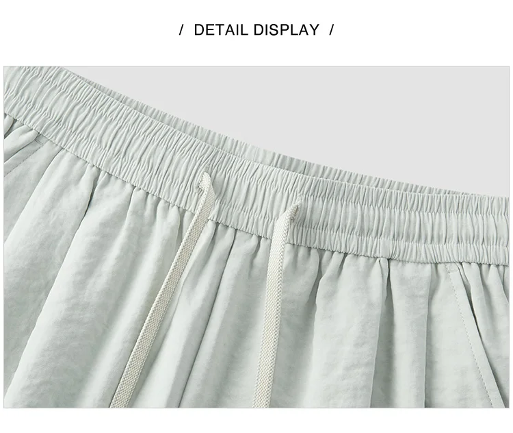Semir Womens Shorts 2026 Pleated Texture Draped Elastic Waist A Line Loose Casual Style
