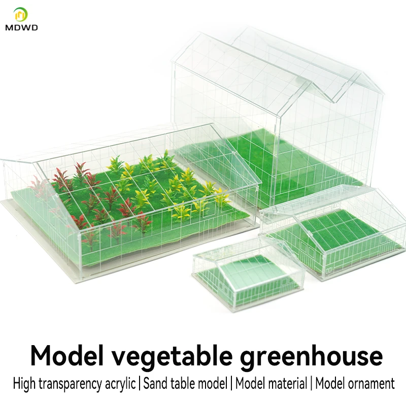 新しい田舎野菜温室砂テーブルモデル組立手作りクリエイティブ趣味ビルディングブロックセット