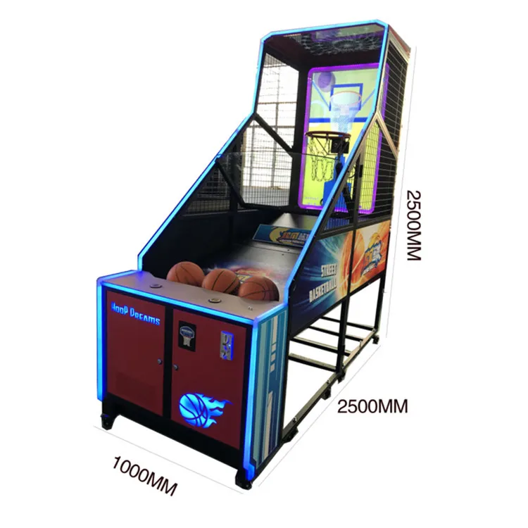 Coin Operated Games Indoor Sport Game LED Screen Display Basketball Shooting Machine Basketball Machine Arcade Game Machine