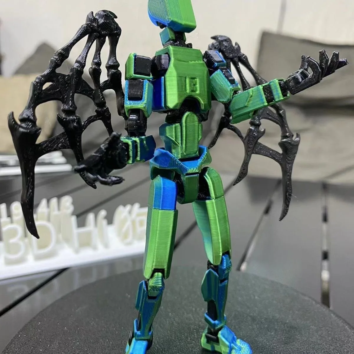 3D Printed Mannequin Dummy Action Figures 13 Bloody Warrior Series Toys Multi-Jointed Movable Shapeshift Robot Ornaments Gifts