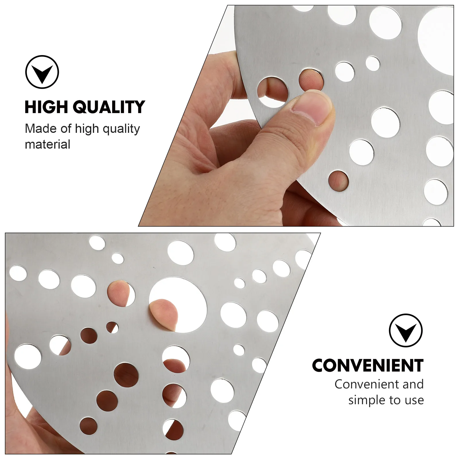 

Heat Conduction Sheet Kitchen Cookware Even Transfer Smooth Edges Beautiful Holes Excellent Workmanship Creative Design