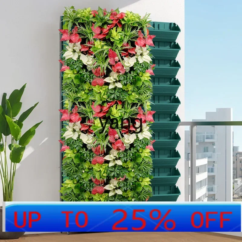 

LTT balcony flower stand vegetable planting mobile plant wall multi-layer vegetable planting stand