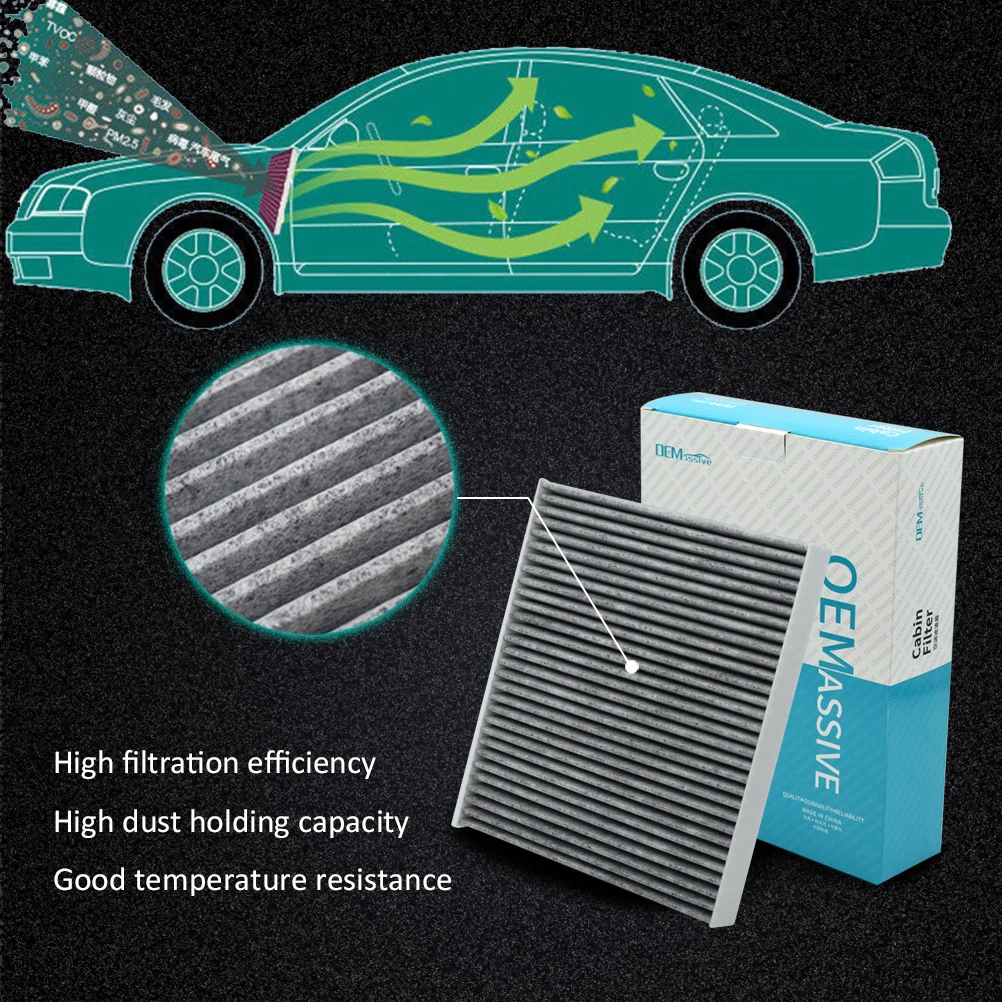 Car Pollen Cabin A/C Air Filter For SEAT Ibiza Mk3 Mk4 6L 6J 2002 2003 2004 - 2017 1.0 1.2 1.4 1.6 1.8 1.9 2.0 L TDI/TSI Engine