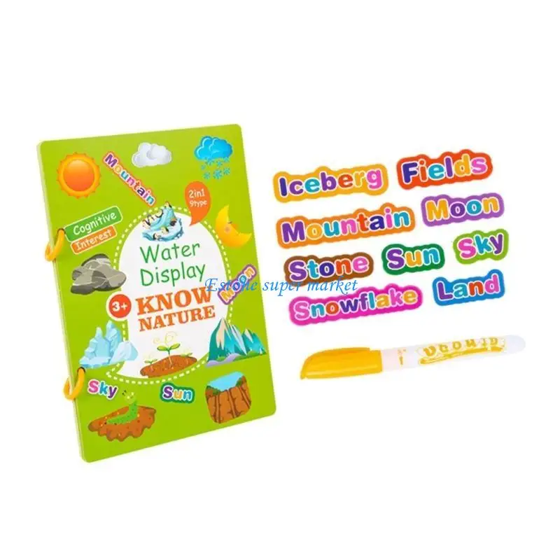 090B zabawka malarska z kolorowanką wodną i długopisem dla dzieci rzemiosło artystyczne akwarela szkicownik dla malucha wczesna