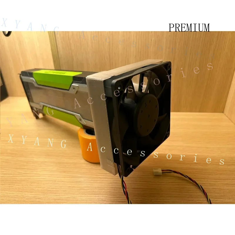 N+ New 12cm Active Cooling Fan Assembly for NVIDIA for Tesla V100 P100 P40 M40 GPU