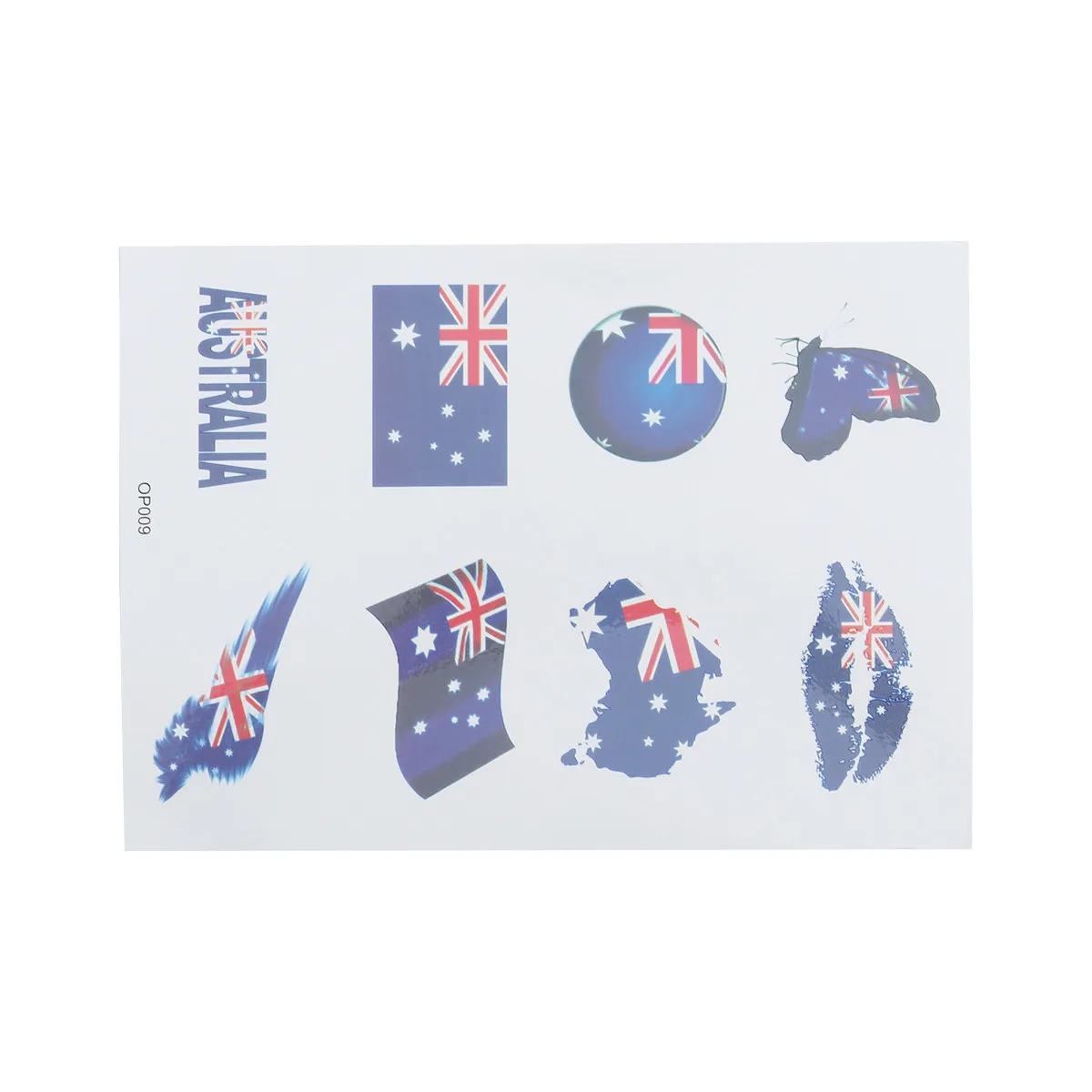 

Наклейки с флагом страны для татуировок, спортивного боди-арта, косплея и украшения лица и тела