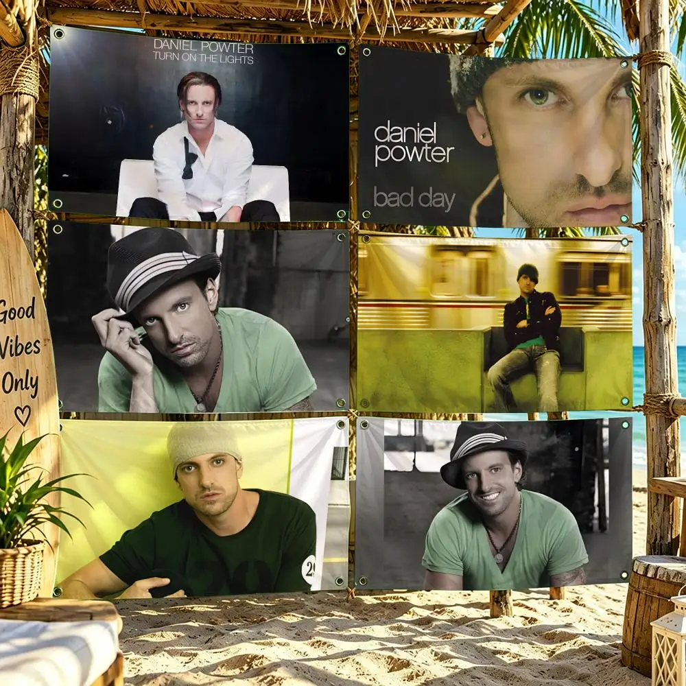 Daniel Powter Singer Flags For Outdoor Party Home Living Room Bar Bedroom Decoration Soft Durable Tapestry Skin-friendly