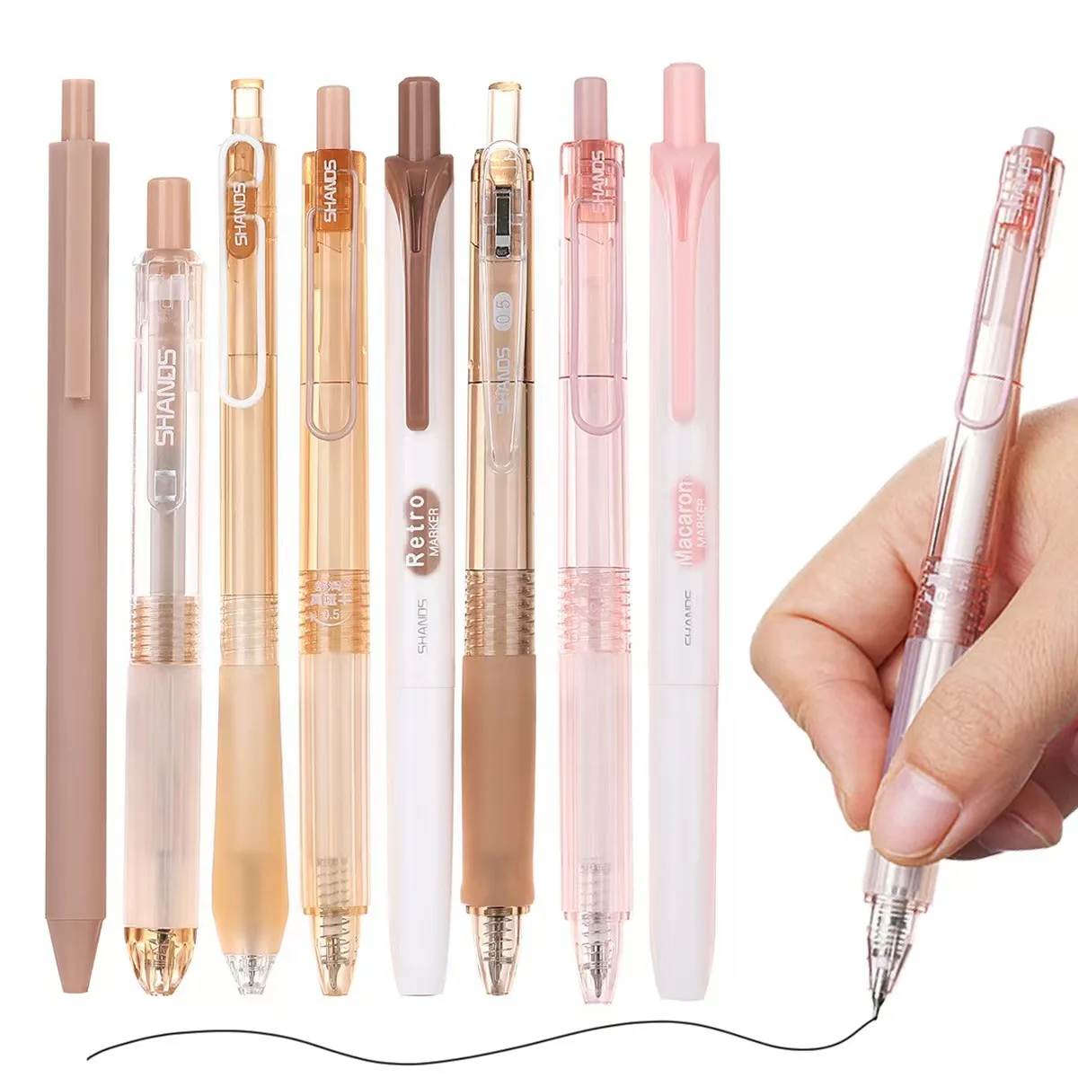 conjunto-de-seis-pecas-de-canetas-de-tinta-neutra-de-secagem-rapida-com-grande-capacidade-ideais-para-escritorio-assinatura-e-para-marcar-respostas-em-testes