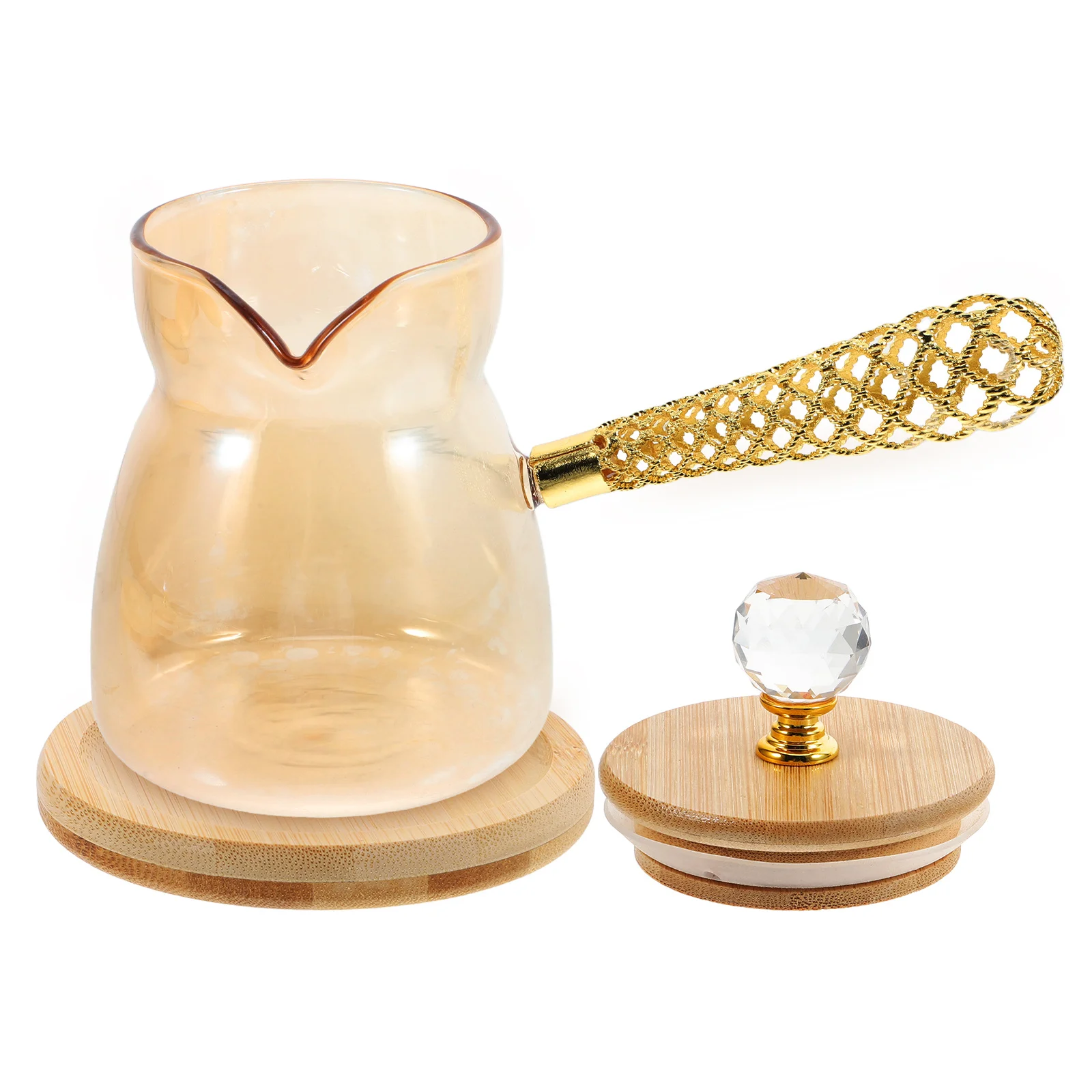 صانع القهوة وعاء التخييم Carafe غلاية حرارية تخمير إبريق الشاي زجاجة تخمير الزجاج