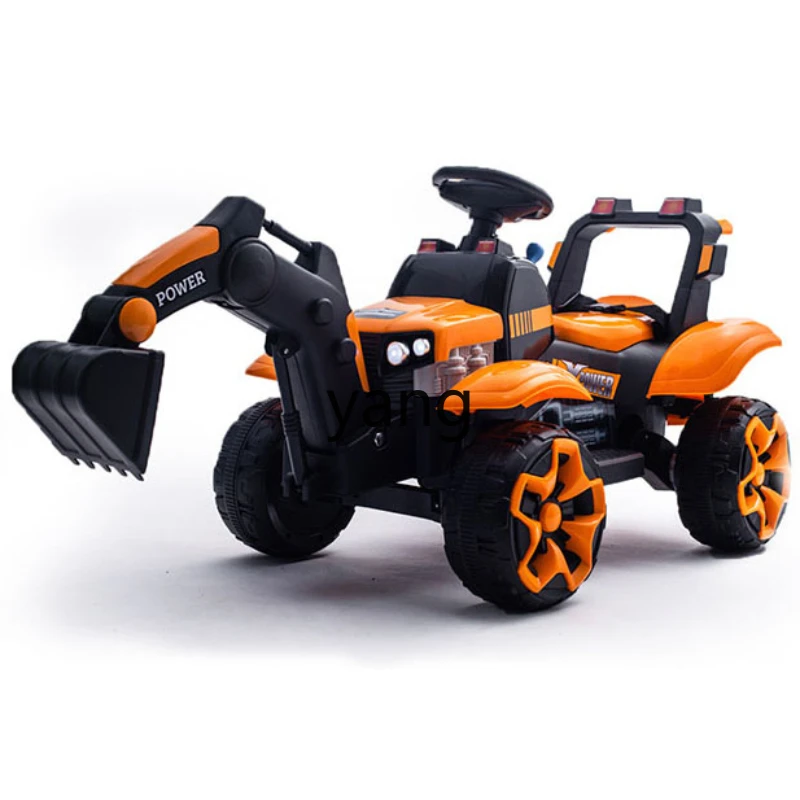 

L'm'm Children's Electric Excavator Can Sit and Ride Oversized Remote Control Excavator