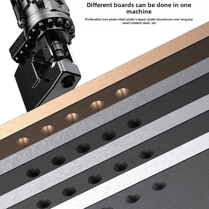 220V Portable Stainless Steel Photovoltaic Punching Tool for Small Hole Punching Machine