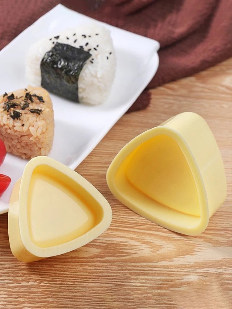 Creative Onigiri Pressed Food Triangle Sushi Making Mould Home Kitchen Shiratang Sushi Making Tools