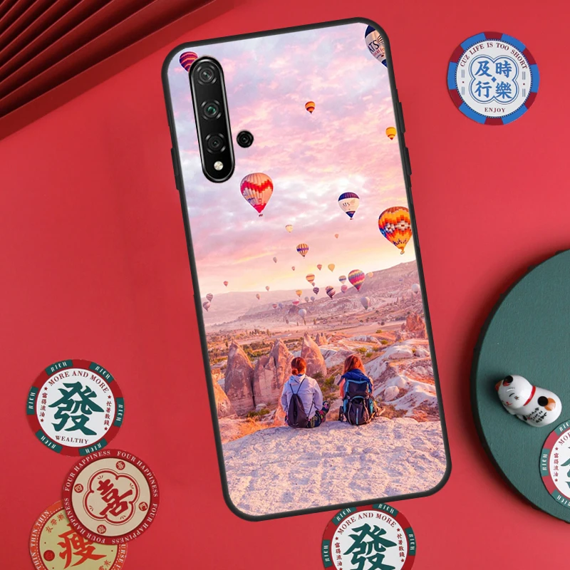 منطاد الهواء الساخن السفر الجبل لهواوي نوفا 12s 7i 8i 11i 12i Y73 Y70 Y90 Y60 Y72 Y61 Y91 9 10 SE P30 Pro P40 لايت