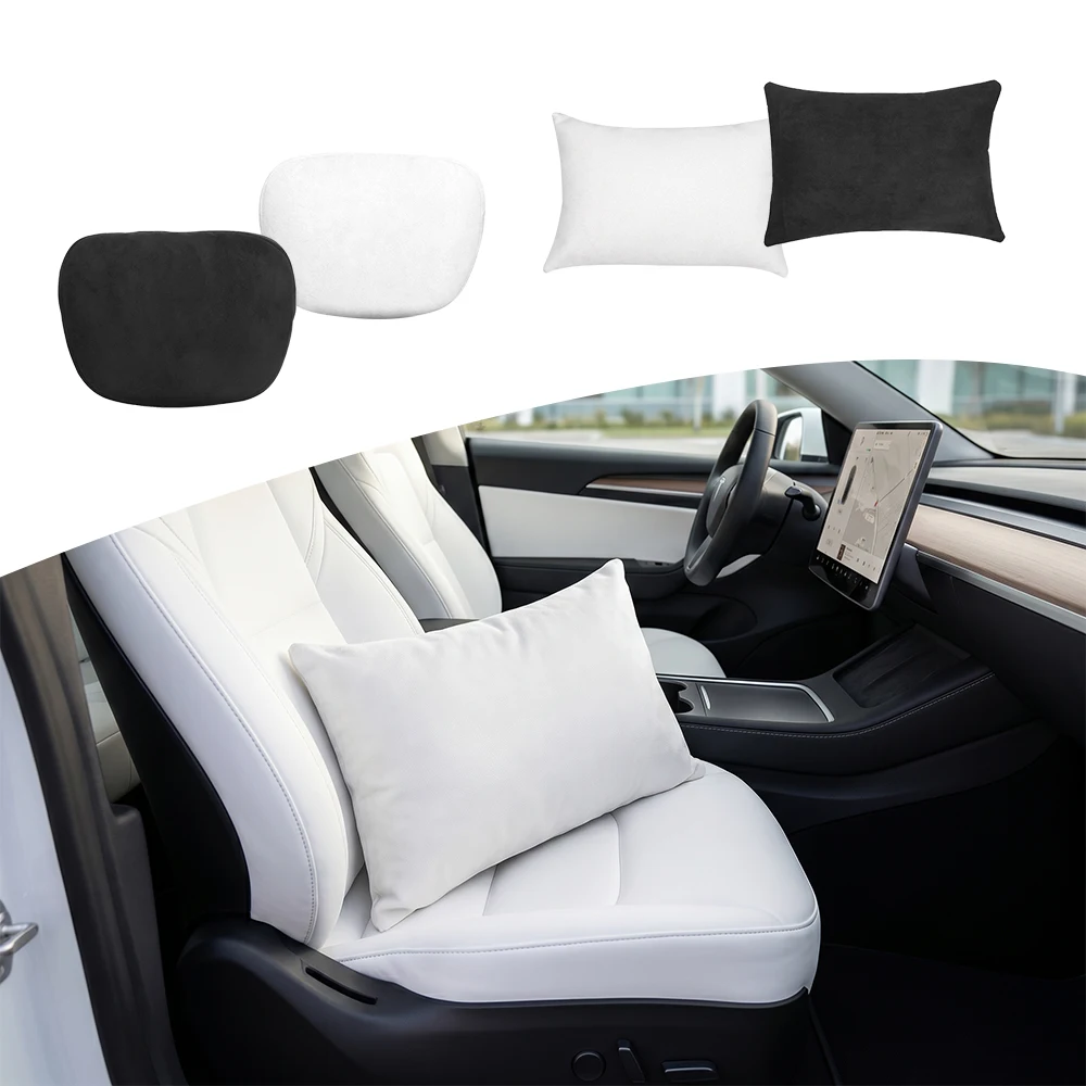 For Tesla Model 3 Highland Model Y Juniper Model YL 6-Seat Neck Pillow Lumbar Cushion Relieve Fatigue Car Interior Accessories