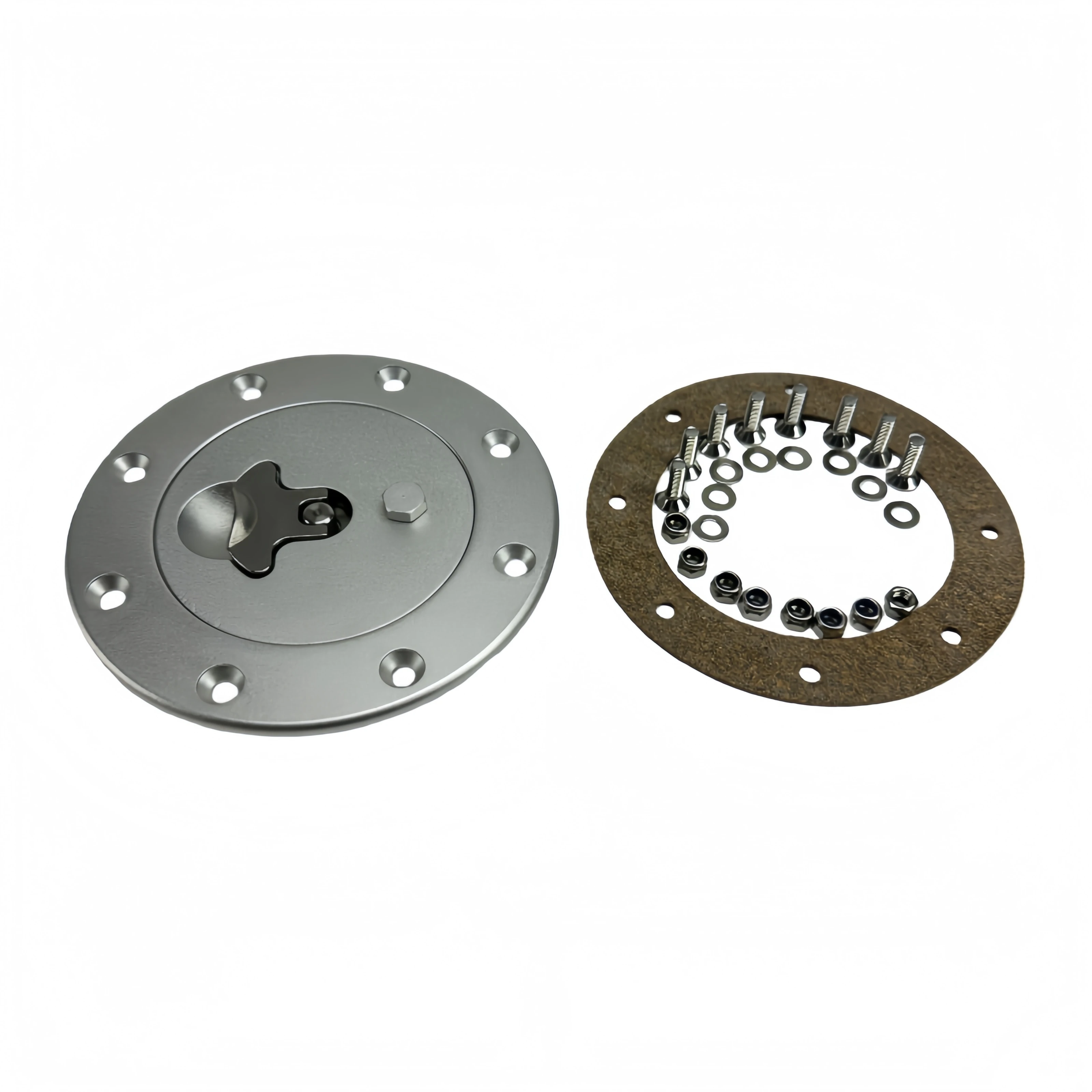 Custom Designed High Precision Stainless Steel Aluminium CNC Machined Auto Spare Parts-Quick Fuel Filler Cap Oil Cover (JYQ stoc