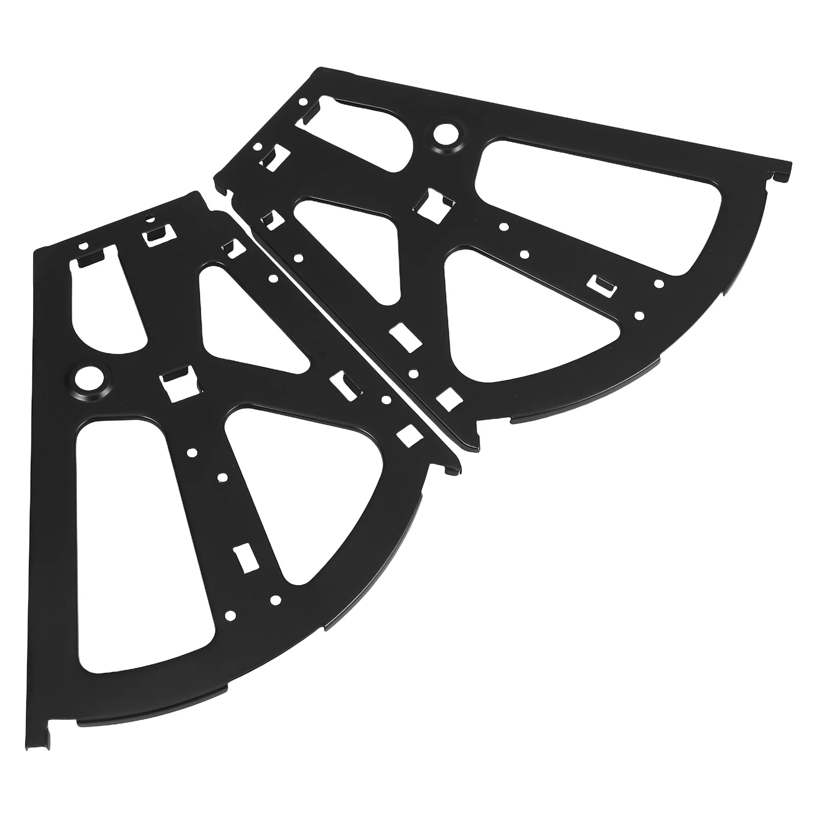 

2Pcs Black Heavy-Duty Concealed Flip Frame Hinges Shoe Cabinet Hardware for Single Layer Shoe Drawer Assembly