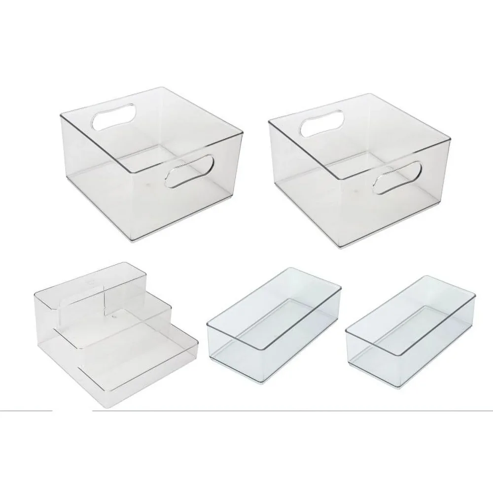 5-Piece Clear Pantry Storage System