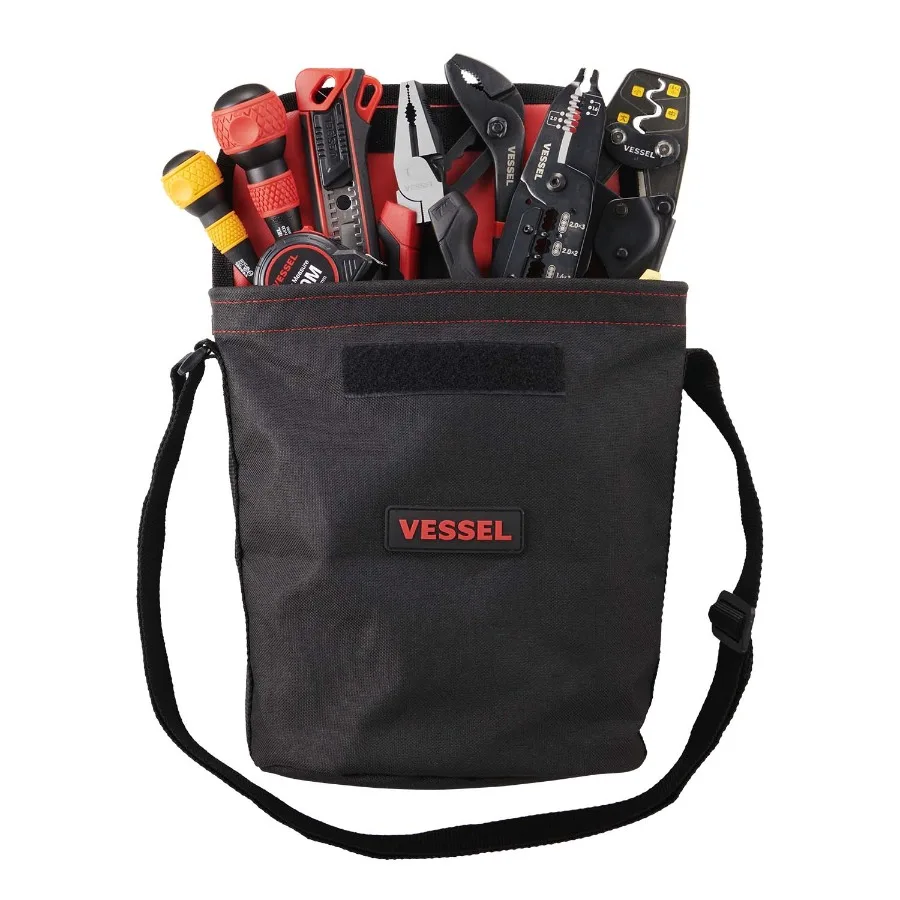 VESSEL DKS-9 9 in 1 Multifunctional Electrician Exam Tool Set with Carry Bag Full Essential Kit Specially Electrician Tool Set