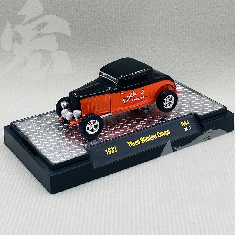 M2 Machines 1/64 1932 Three Window Coupe Alloy Car Model Classics Adult Souvenir Gift Static Display