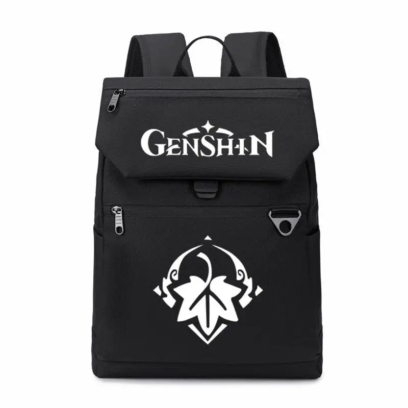 Original Anime God Book Character Mingzhu Mao Zhongli Disperse Soldier Ayaka Gensaku Wanderer Double Shoulder Backpack Student A