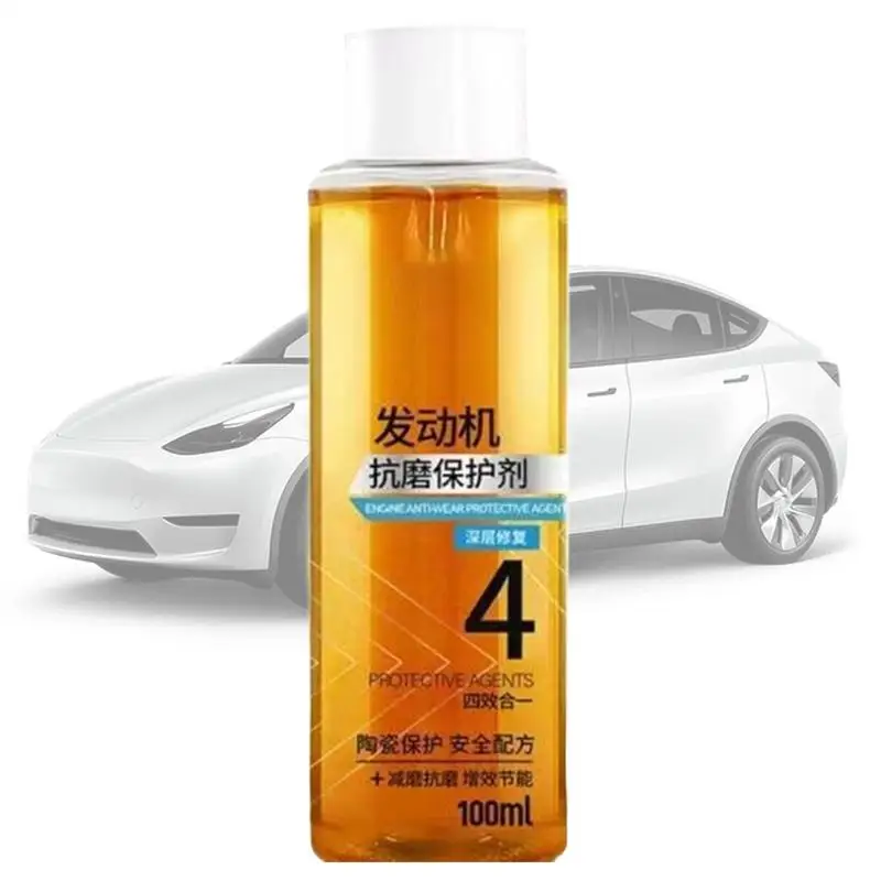 Engine Anti-Wear Protective Agent 100ml Anti-Wear Protection Additive Engine Protectant Transmission Fluid Additive For Noise