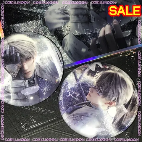 Genuine In Stock Love And Deep Space Aster Light Hunting Barbie Badge Color Paper Stand Card Circle Daily Valley Collectible Toy