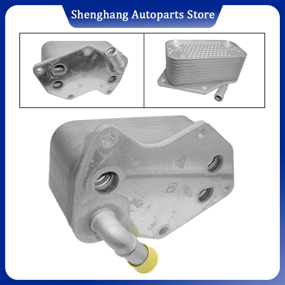 Enfriador de aceite de motor 07K117021B 07K117021C para VW Beetle Cabrio 5C 1C Golf 5K AJ Jetta/Syncro 16 1K Passat A3