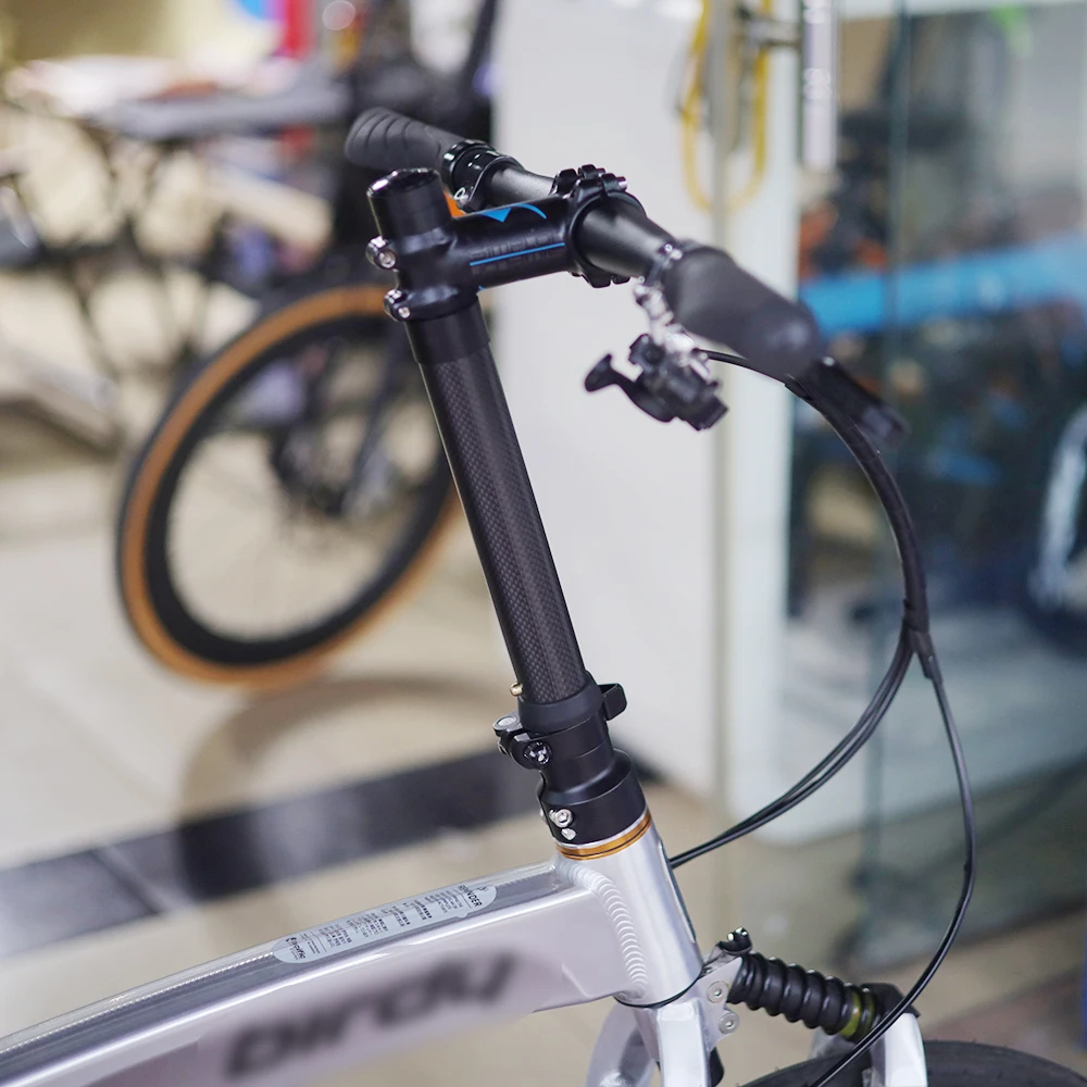 SILVEROCK HP001 Headtube 28.6mm 30cm - 37cm 0 3 Degree Forward for BIRDY 3 Folding Bike Handlepost Head Post Convert to Stem
