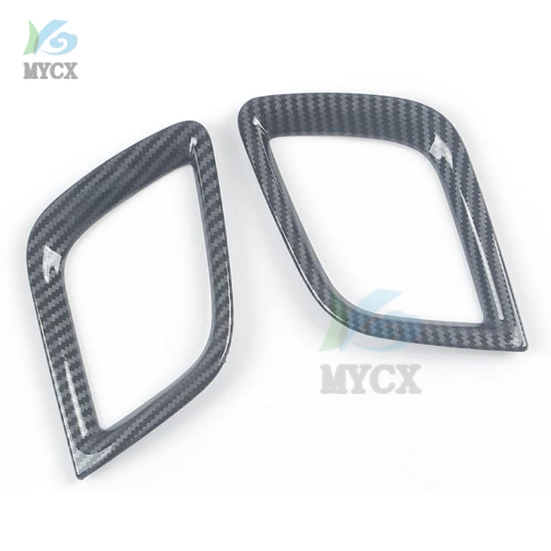 For ISUZU DMAX D-MAX D MAX 2021 2022 Air conditioner Instrument panel ABS carbon fiber Instrument desk outlet tuyere