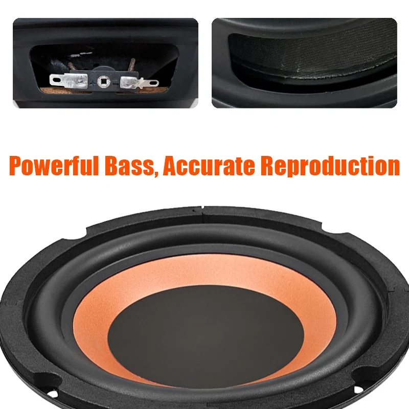 6.5 Inch 320W Car Subwoofer Speakers HiFi Car Automotive Audio Music Stereo Subwoofer Bass Car Speaker Woofer 4ohm