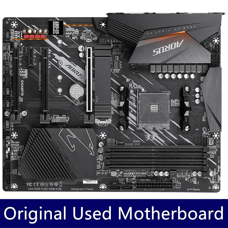 GIGABYTE B550 AORUS ELITE AX V2 Motherboard ATX Socket AM4 For Ryzen 5000 4000 3000 Series CPU Dual Channel DDR4 SATA3 M.2