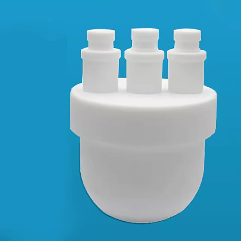 

PTFE three-necked flask PTFE three-necked flask 100/250/500/1000ml/2000ml/5000ml PTFE flask