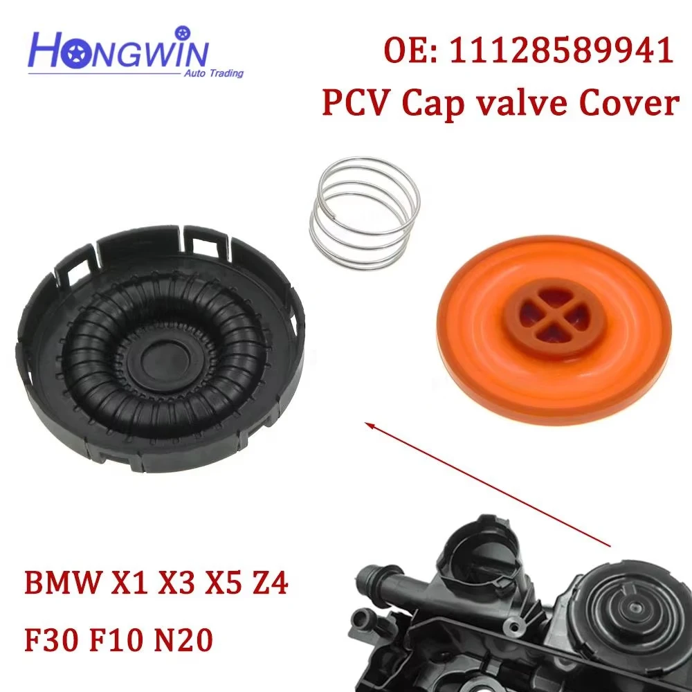 LR164405 New PCV Valve Cover Repair Kit Valve Cap With Membrane For BMW  328D 328I 420I 428I 520I 11127625477 11127810584