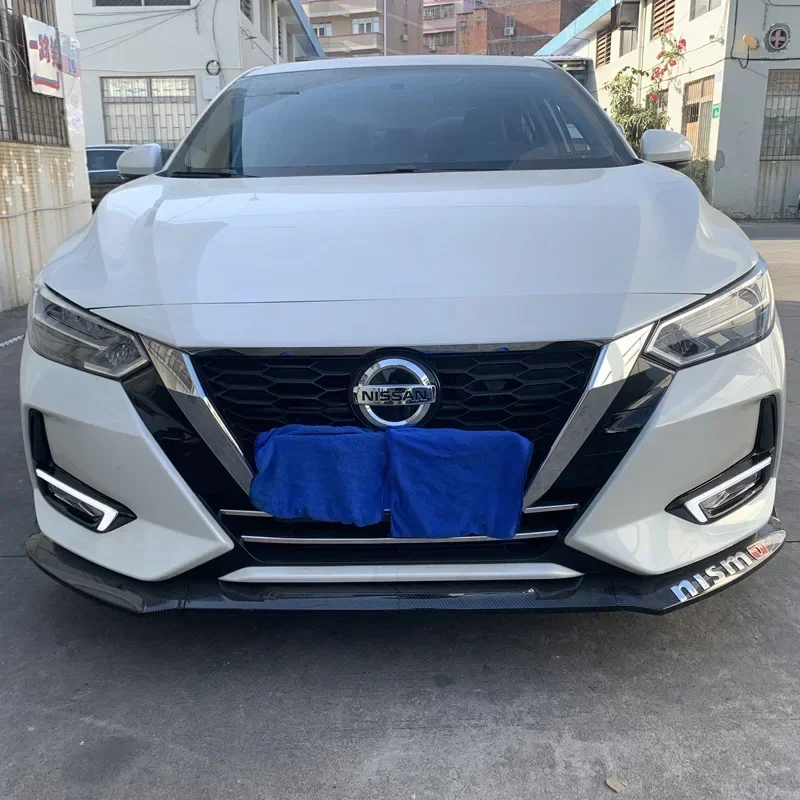 Luces LED de circulación diurna para coche, faros delanteros de 12V para Nissan Sentra Sylphy 2019 2020, señal de giro amarilla, azul y nocturno