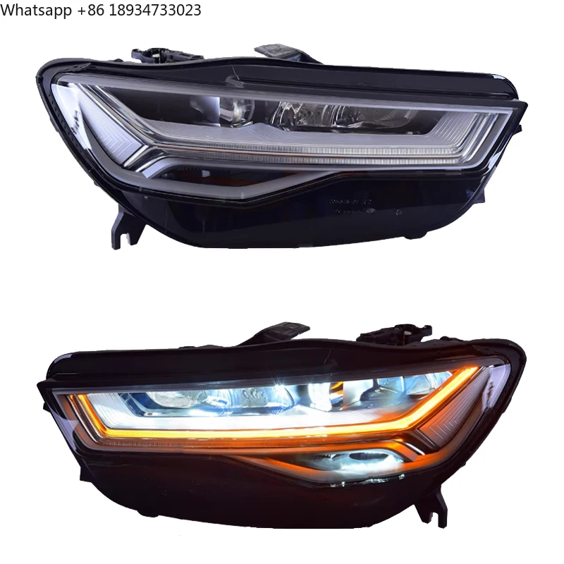 

Для Audi A6 A6L C7 Avant Allroad 2012-2018 фары светодиодные фары автомобильные аксессуары обновление фары передняя лампа