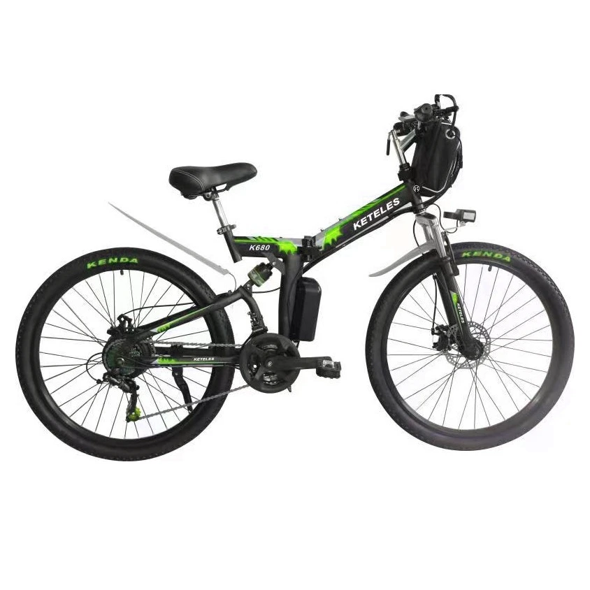 KETELES 1000W Motor 48V 20AH Safety and environmental protection Electric Bike 26 inch Folding E-Bike Electric electric bicycle