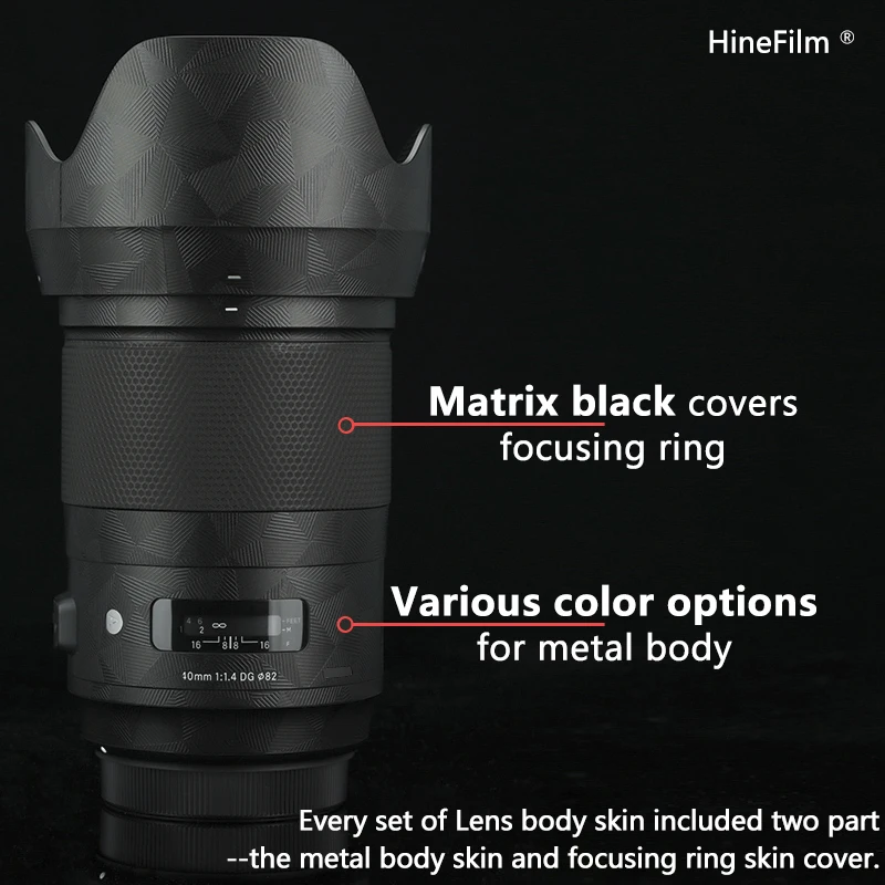 Sigma 40 F1.4 Art EF Mount Lens Decal Skin Wrap Cover for SIGMA Art 40mm F1.4 DG HSM Lens Sticker Anti-Scratch Protective Skin