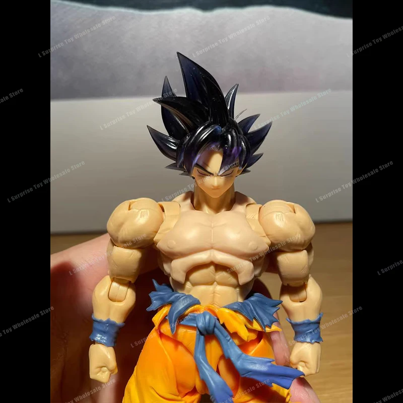 JEsse Custom Dragon Ball Z SHF Super Saiya Ultra Instinct Son Goku Akcesoria do głowy Headsculpt Anime Figurki akcji Zabawki Prezenty