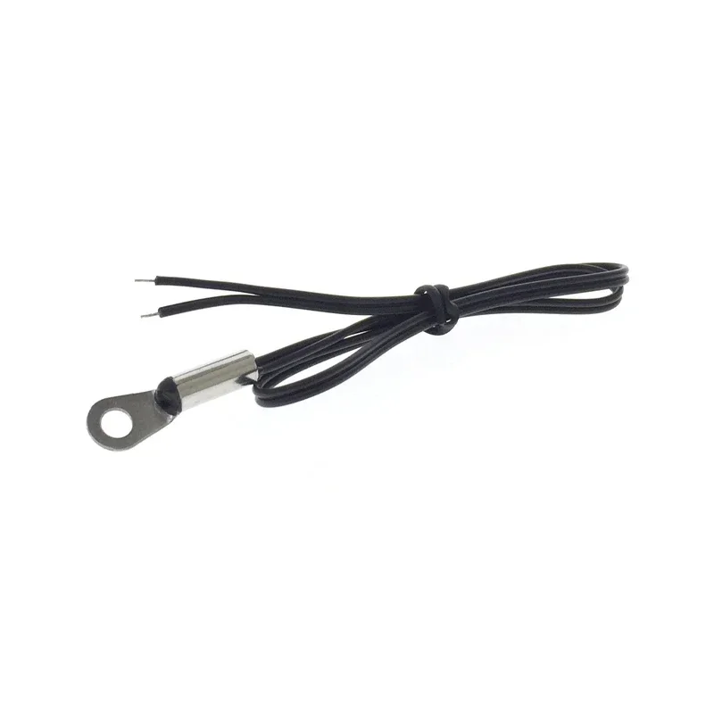 10pcs M4  Temperature Sensor 10K B3435 NTC Thermistor Surface Fixed  Negative Temperature Coefficient Probe 10 30 50CM 1 2M