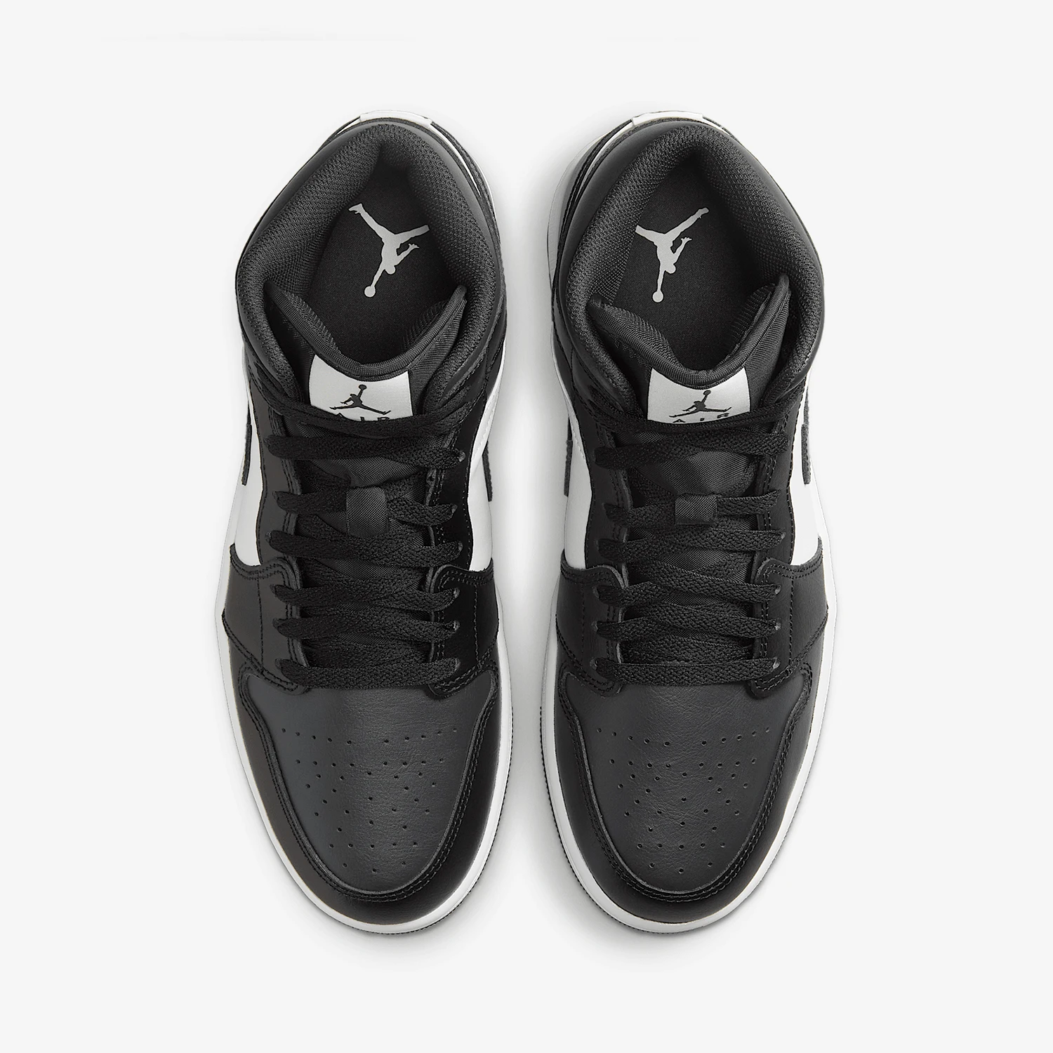 Nike Official Genuine Air Jordan 1 Mid Men's High-Top Sports Shoes DQ8426-010 view 4