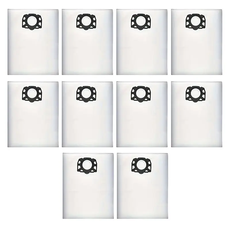 

【A SPECIAL SURPRISE】10Pc Original For Karcher Dust Filter Bags For WD4/WD5/WD6 & MV4/MV5/MV6 Vacuum Cleaners - Model 2.863-006.0