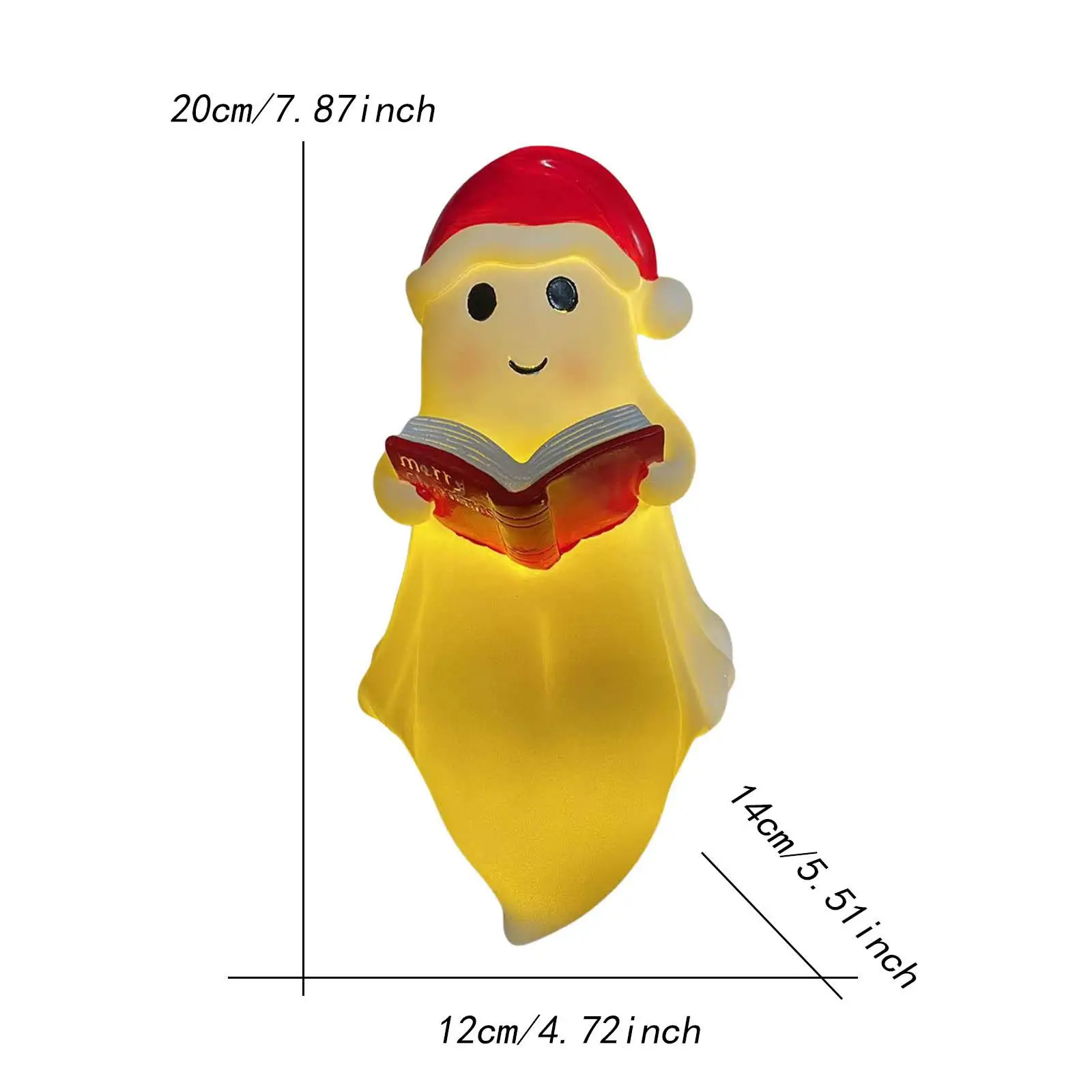 Leuke leesboeklamp Nieuwigheid Halloween-decoratie Klein 5,51 inch x 4,72