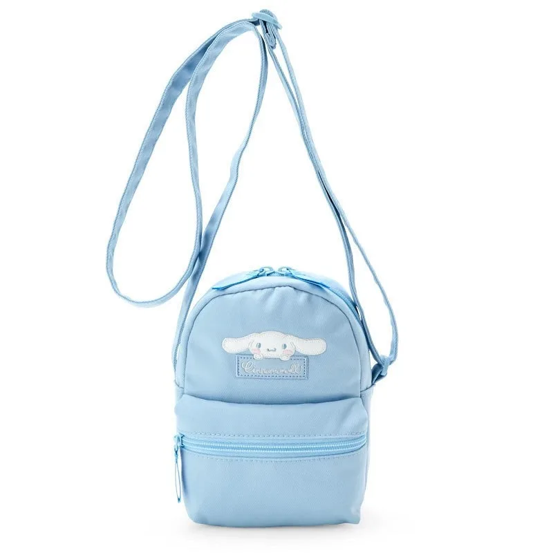 Sanrio Kawaii piccola borsa giapponese carino Girly cuore tela borsa a tracolla Kuromi borsa per cellulare borsa a tracolla gita borsa da scuola