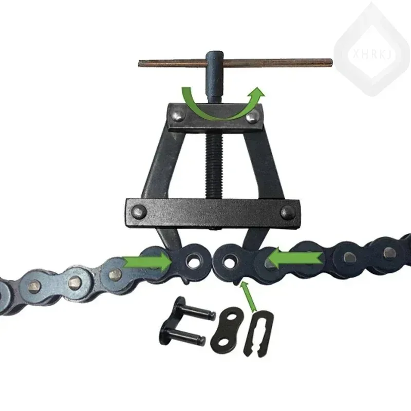 دراجة نارية سلسلة دراجات مجموعة أدوات إصلاح مع قاطع الأسطوانة المشدود حامل التوتر جديد #1