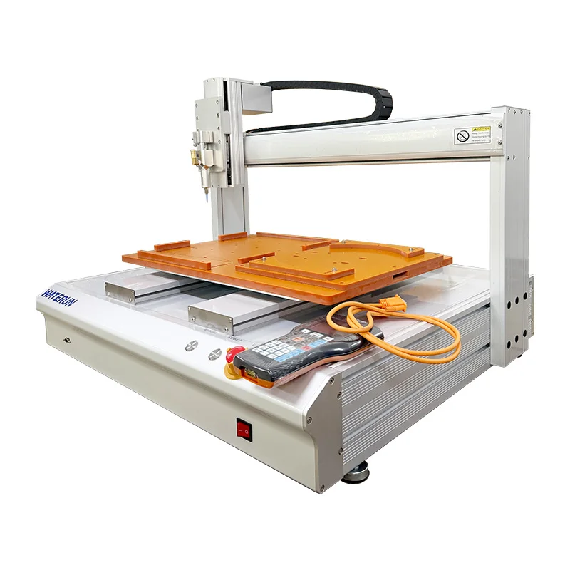 Industrial  Adhesive Dispensing Robot   Pressure Tank With Adjustable Fixture For Automatic Manufacturing Line