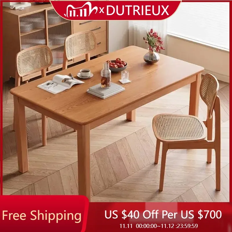 

Service Party Dining Table Unique Rectangular Interior Dining Table Coffee Chinese Style Large Size Mesas De Jantar Home Decor