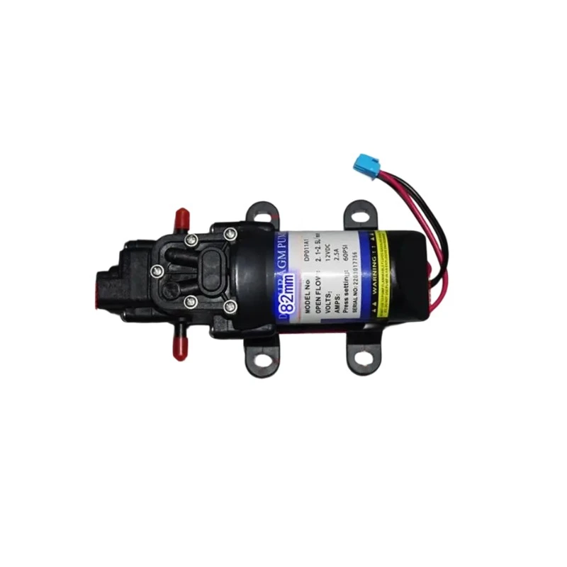 

12V2.3L/min 60 PSI self-priming diaphragm high-pressure water pump 775 DC motor for water dispensers, fish tanks