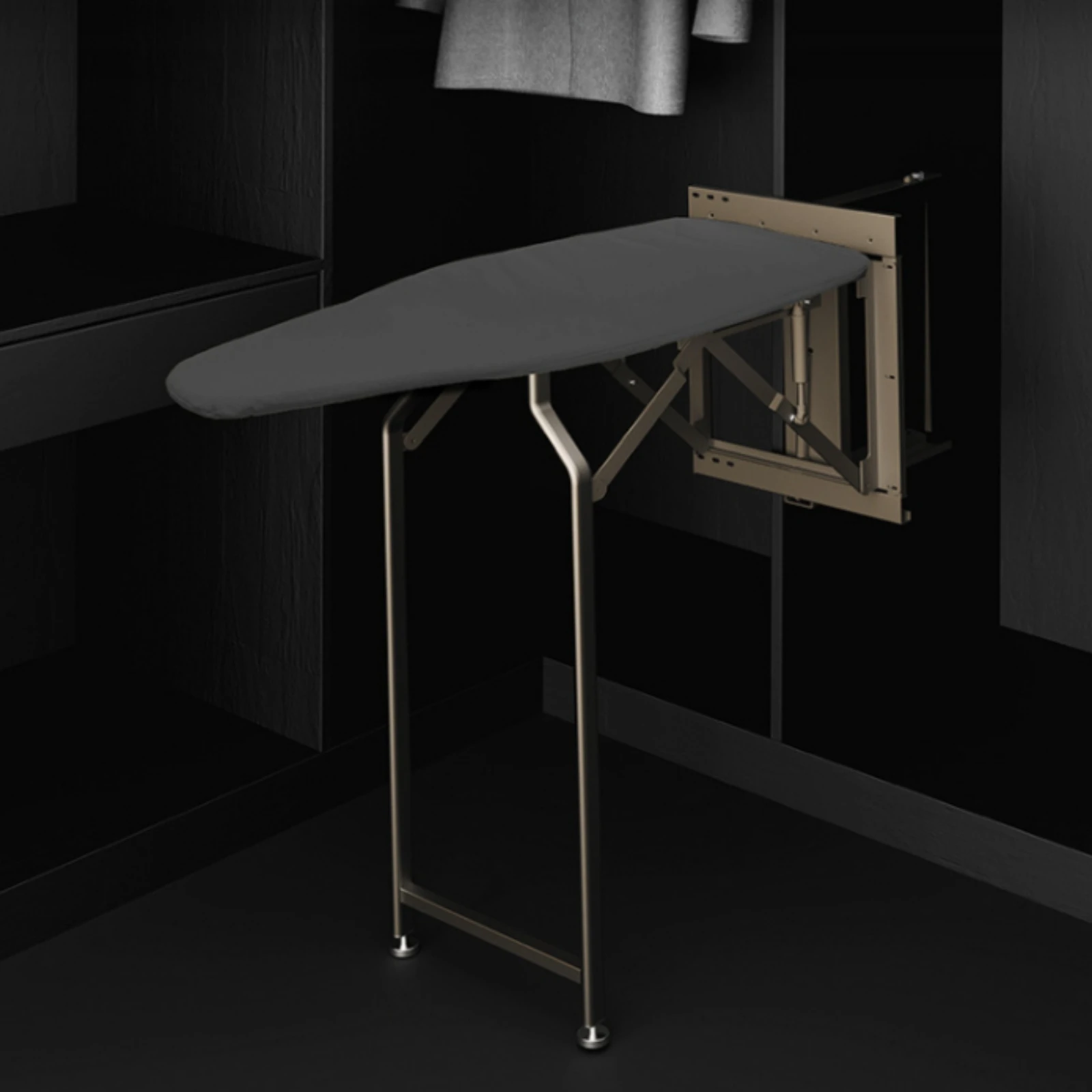 Wall-Mounted Ironing Board Rotating Wall Mounted Ironing Board Compact Heavy-Duty for Laundry Room, Apartment